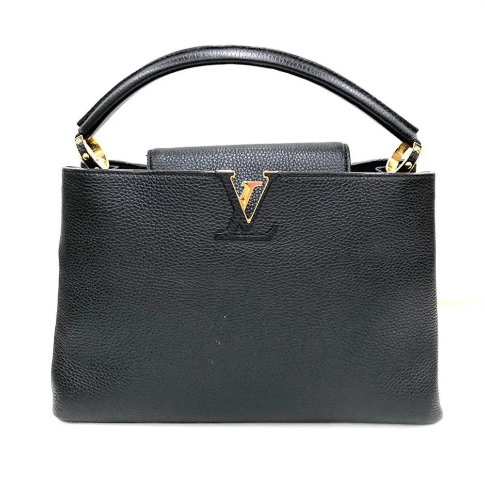Louis Vuitton Capucines Handbag Black